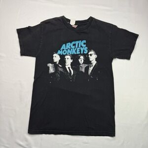 Vintage Alstyle Apparel & Activewear Artic Monkeys Band Tee Black Size Small Y2K